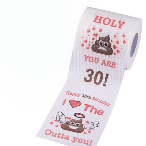 Birthday toilet tissue