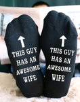 Awesome Wife socks - Idee Kreatives