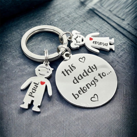 This daddy...Personalised Keyholder - Idee Kreatives