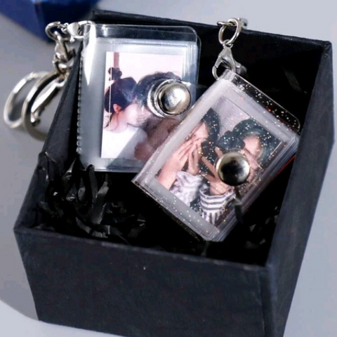 Personalised Mini Photo Album Keyholder - Idee Kreatives