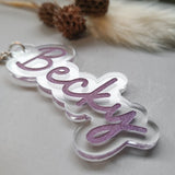 Personalised name keyholder - Idee Kreatives