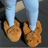 Teddy bear slippers - Idee Kreatives