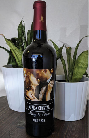 Personalised picture wine - Idee Kreatives