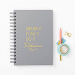 Personalised Notebook - Text - Idee Kreatives