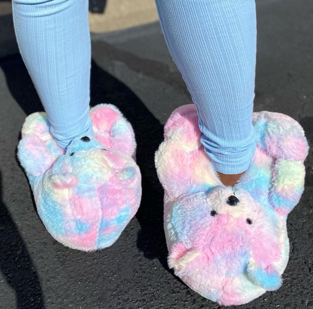 Teddy bear sales slippers